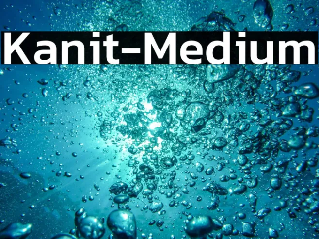 Kanit-Medium Example 2