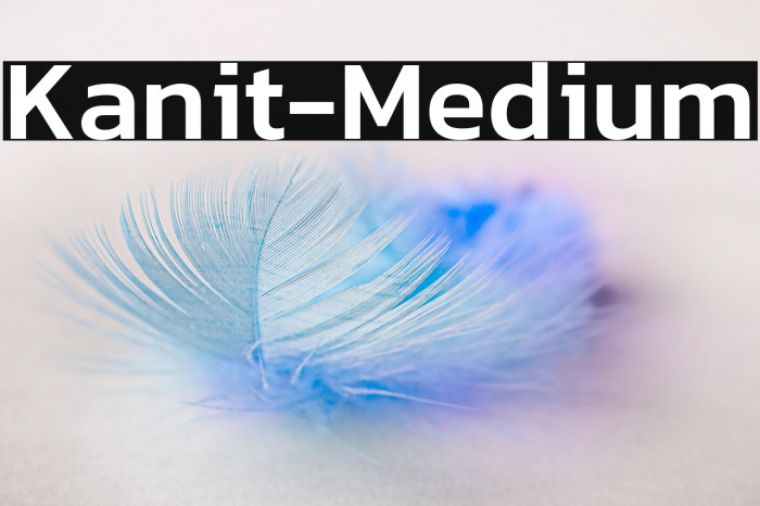 Kanit-Medium Example 3