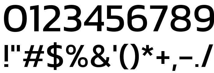 Kanit Regular Font OTHER CHARS
