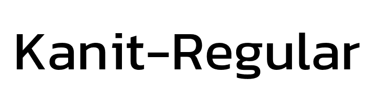 Kanit-Regular  les polices de caractères gratuit tlcharger