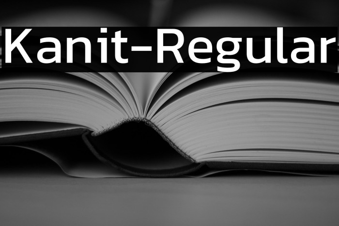 Kanit-Regular Example 1