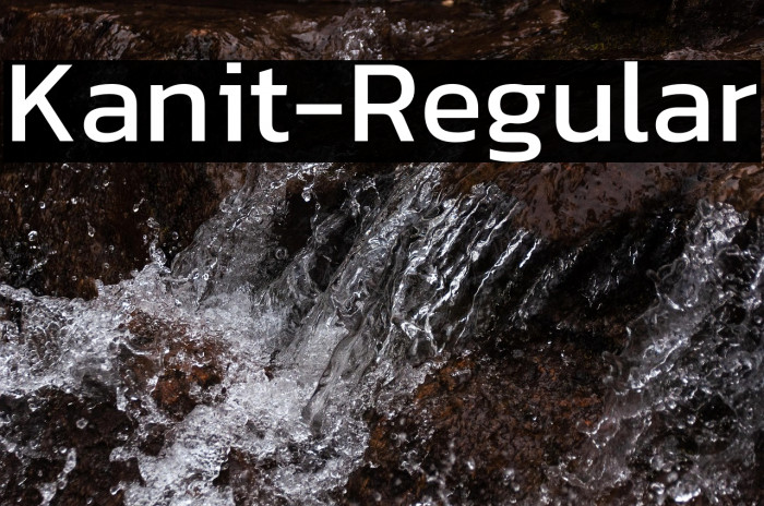 Kanit-Regular Example 3