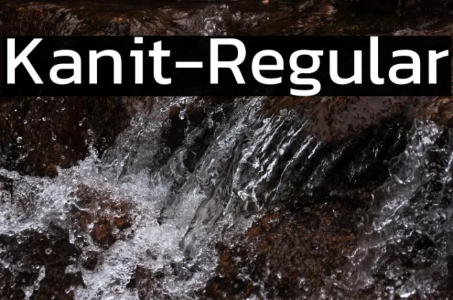 Kanit-Regular Example 3