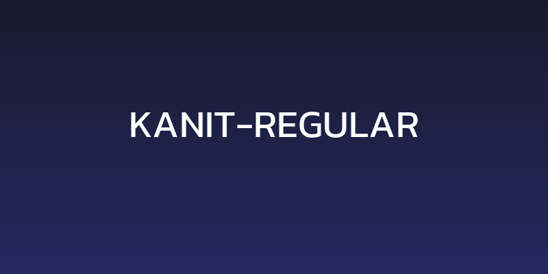 Kanit-Regular Social Header