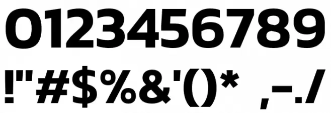 Kanit-SemiBold Font OTHER CHARS