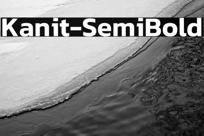 Kanit-SemiBold Font examples