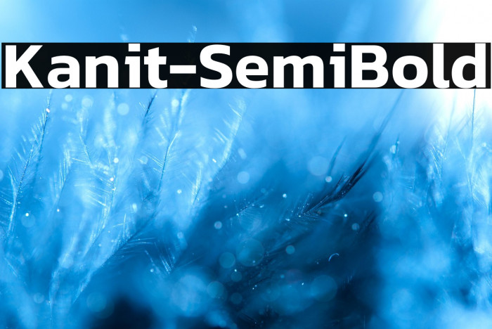 Kanit-SemiBold Example 3