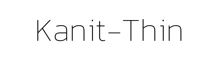 Kanit-Thin  لخطوط تنزيل