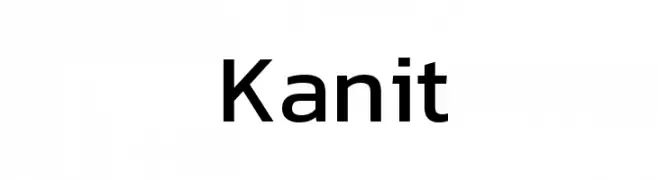 Kanit  Frei Schriftart Herunterladen