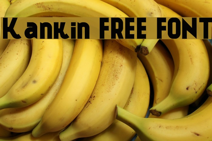 Kankin FREE FONT Font examples