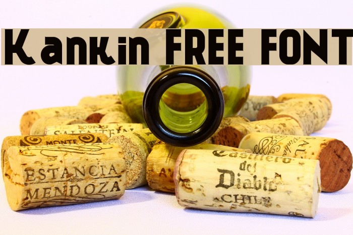 Kankin FREE FONT Font examples