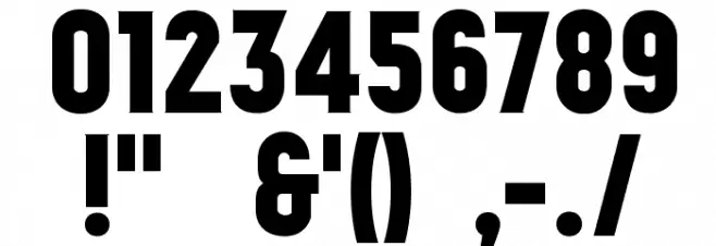 Kankin Polices AUTRES CHARS