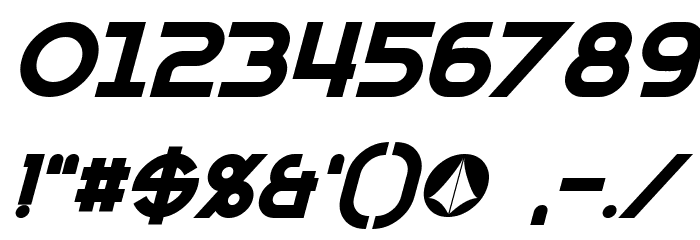 Kanno Bold Italic Font OTHER CHARS