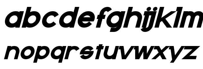 Kanno Bold Italic Font LOWERCASE