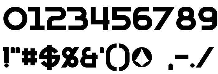 Kanno Bold Font OTHER CHARS