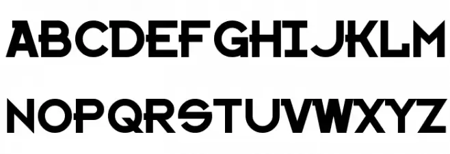 Kanno Bold Font Litere mari