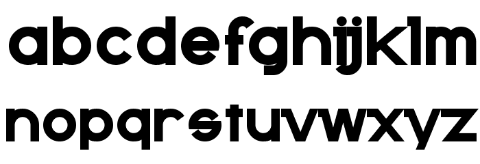 Kanno Bold Font LOWERCASE