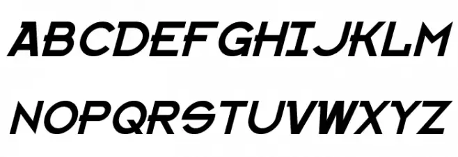 Kanno Italic Font Litere mari