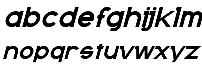Kanno Italic Font LOWERCASE