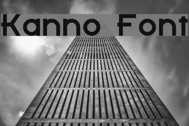 Kanno Font examples