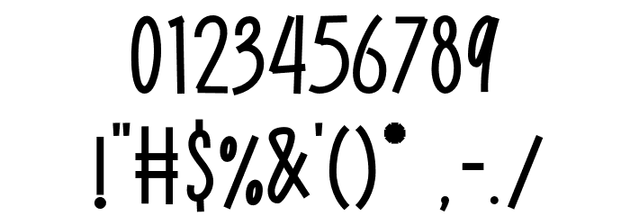 KanoteDemo Font OTHER CHARS