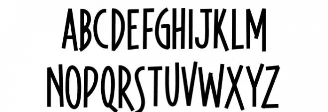 KanoteDemo Font UPPERCASE