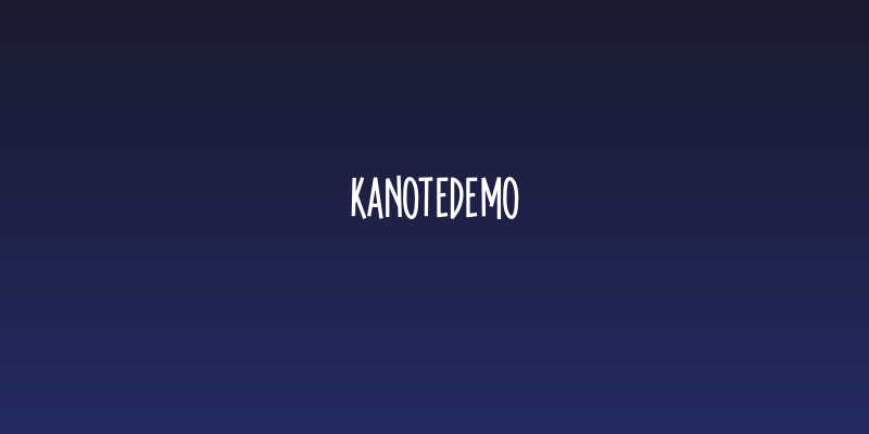 KanoteDemo Social Header