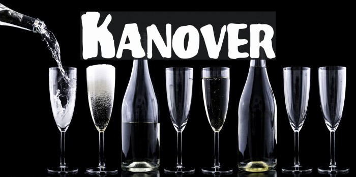 Kanover Font examples