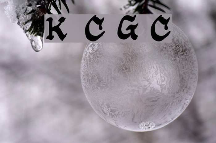 Kansas City Gothic Caps Font examples