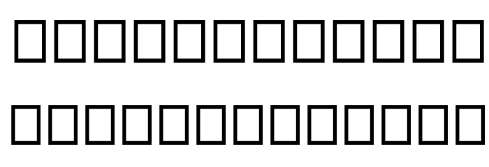 Kansas City Gothic Caps Font LOWERCASE