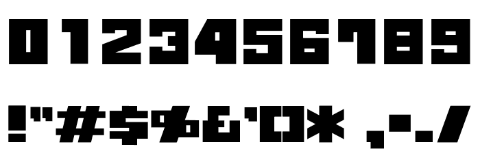 Kansho Black フォント その他の文字