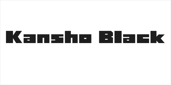 Kansho Black Logo