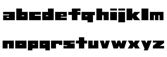 Kansho Black フォント 小文字