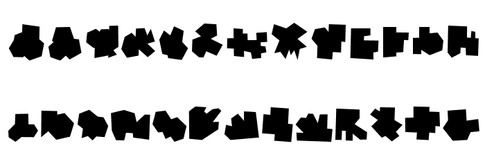 Kantai Collection Camouflage Font LOWERCASE