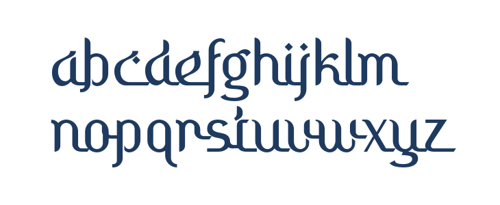 Kantata Aksara ikiiko.com Lowercase