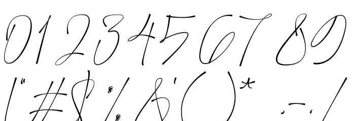 Kantolista Font OTHER CHARS