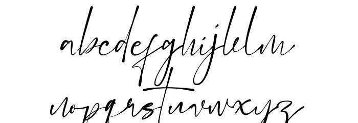 Kantolista Font LOWERCASE