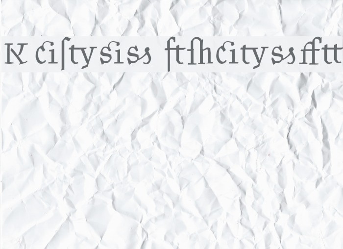 Kantor Ligatures Font examples