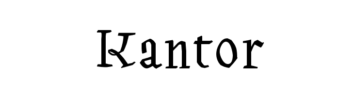 Kantor  フリーフォントのダウンロード
