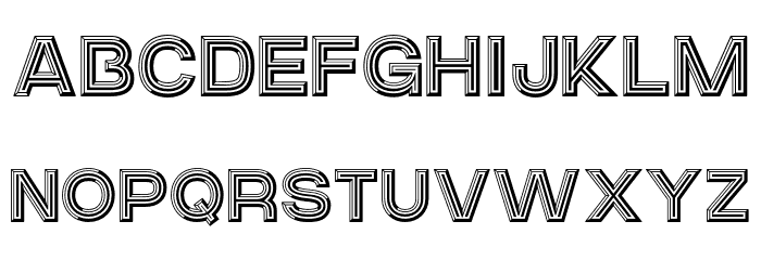 Kantou Bold フォント 大文字