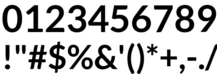Kantumruy Bold Font OTHER CHARS