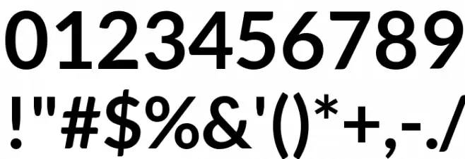 Kantumruy Bold Font OTHER CHARS