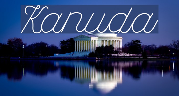 Kanuda Font examples