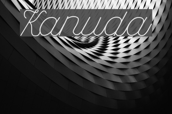 Kanuda Font examples