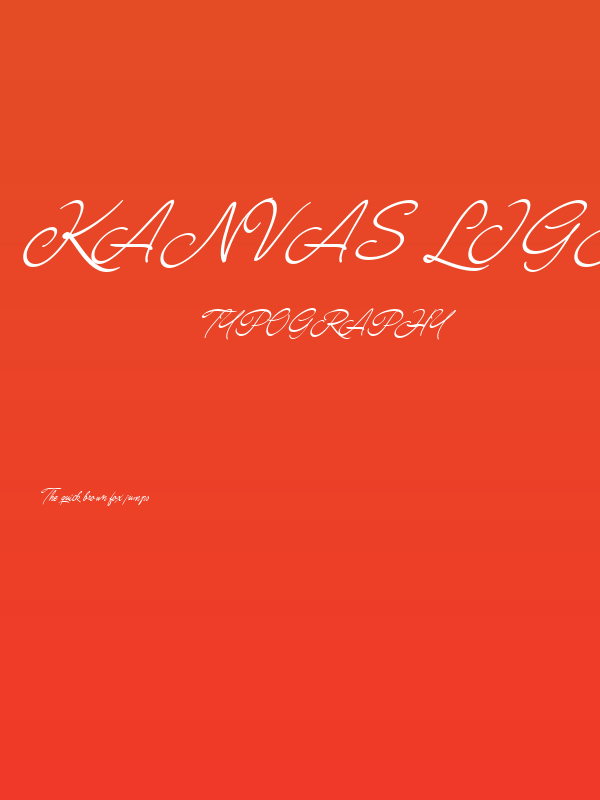 Kanvas Light PERSONAL USE Poster