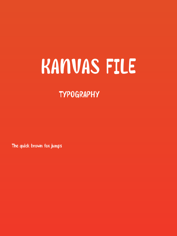 Kanvas file Poster