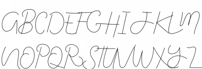 Kanya Schriftart Groß