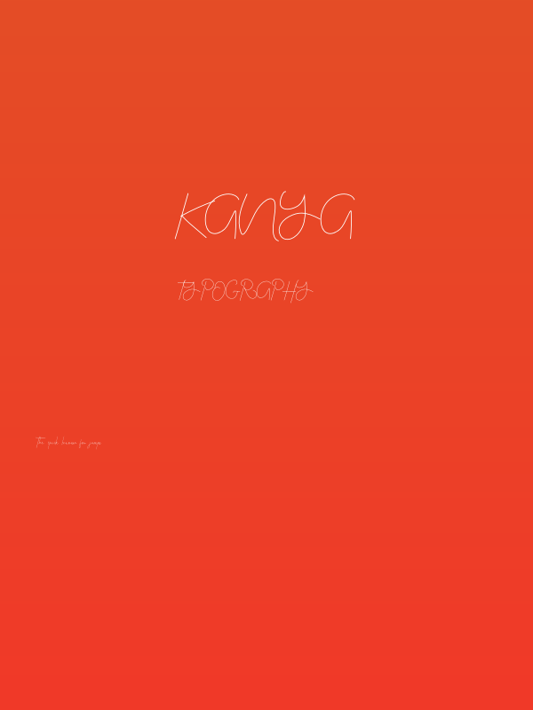 Kanya Poster
