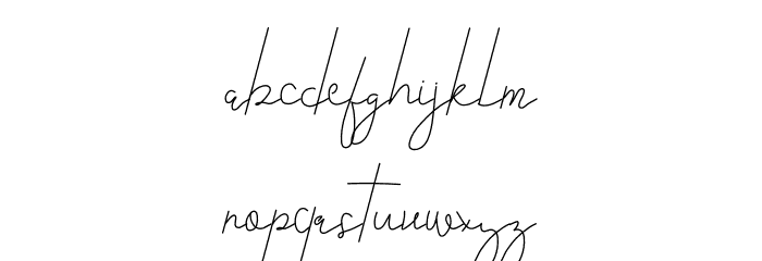 Kanya Font LOWERCASE