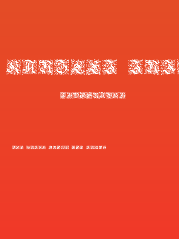 Kanzlei-Initialen Poster